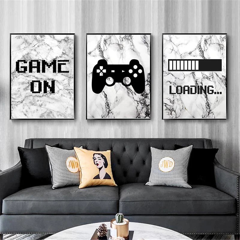 Game On Canvas Art